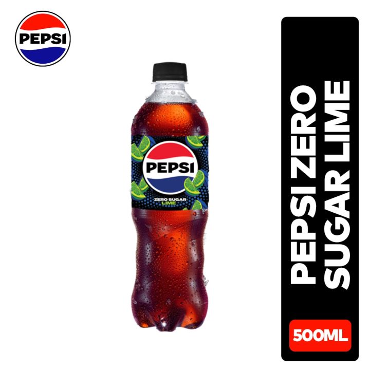 Pepsi Zero Sugar Lime Flavored Cola 500ml | Lazada PH