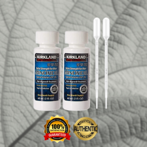 2 MINOXIDIL WITH 2 PIPETTES