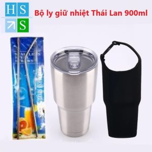 Ly Giữ Nhiệt Thái Lan 900ml Chống Trào Tiện Lợi Cốc Giữ Nhiệt Inox 304 Cao Cấp + Tặng Kèm Full Bộ Phụ Kiện Ống Hút Tái Sử Dụng Và Túi Đựng - Lazada