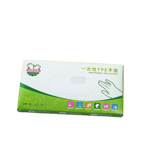 Hộp 100 găng tay nấu ăn siêu dai làm bếp siêu dai chất liệu TPE không mùi chống nhăn