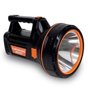 Senter LED USB 50 Watt MS-1221 Mitsuyama Cahaya Putih Super Terang Cas Original
