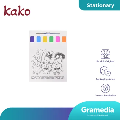 Kako Strange Us Watercolorbook 210x292mm+Brush Su3879