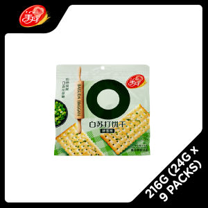 White Soda Cracker (Sesame / Onion) 白苏打饼干 (芝麻味 / 鲜葱味)
