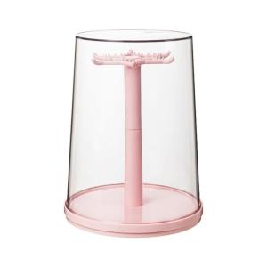 Clear Multi Purpose Doll Showcase Organizers Rotating Stand For Mini Figures Display And Protections