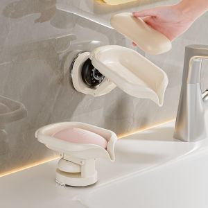 ที่วางสบู่ สากล ถ้วยดูด กล่องสบู่ หมุน ครัวเรือน สุขอนามัยและการจัดระเบียบ สะดวก สวยงาม