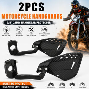 2PCS Universal Motorcycle Handguards 7/8 22mm Handlebar Protector for Motocross Dirt Bike ATV