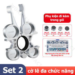 Cờ lê đa chức năng 12 trong 1 cho vòi này được làm bằng hợp kim bền không rỉ sét và phù hợp để sửa chữa ống nước cũng như lắp đặt và tháo vòi trong nhà bếp và phòng tắm