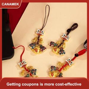 【CANAMEK】 Fortune God Keychain Túi phụ kiện đa năng ủng hộ Đảng treo mặt dây chuyền phong cách Trung Quốc trang trí