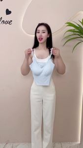 Shipped from China [2025] Foundation Liquid Skin Tone Beauty Back Seamless Camisole for Women with Chest Pads Slim Fit Inner Wear Outer Wear Base Layer Tube Top Thin