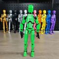 Multi-Jointed Movable Toys Lucky 13 Movable Joint Robot Titan 13 3D ...