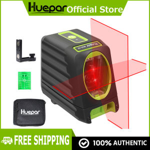 Huepar Red Self Leveling Cross Line Laser Level IP54 360° Magnetic Base