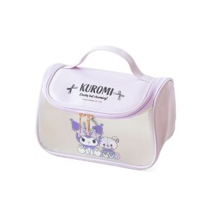 OOC Cosmetic Bag Cinnamoroll Kuromi Makeup Bag Melody Waterproof Cartoon Cosmetic Bag Portable Zipper Travel Wash Bag Girls