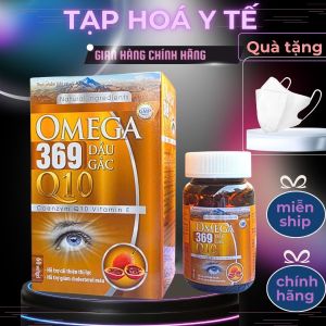 Viên Uống Bổ Mắt Omega 369 Dầu Cá Dầu Gấc Q10 Vitamin E – Hỗ Trợ Sáng Mắt Giảm Mỏi Mắt