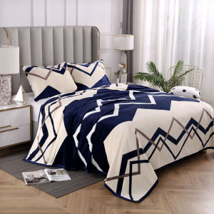 Double-sided fleece thick blanket sheets blanket pillowcases flannel blankets coral fleece blankets air conditioning talks