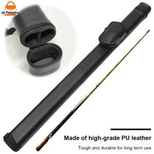 Cue Case Carry Bag Leather Portable Baseball Bat Bag Stick Cover Stick Rod Carry Bag Fit for 1/2 Snooker Billiard