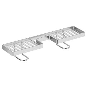 HEAR Anti Slip Bathroom Counter Shelf Stainless Steel Hollow Out Faucet Sink Drying Shelf Universal Stable Vanity Stand Kitchen