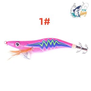 Shrimp Hook 10.5CM-12.2G/11.5CM-14.2G Colorful Wooden Shrimp Hook Biomimetic Lively False Wooden Shrimp Hook