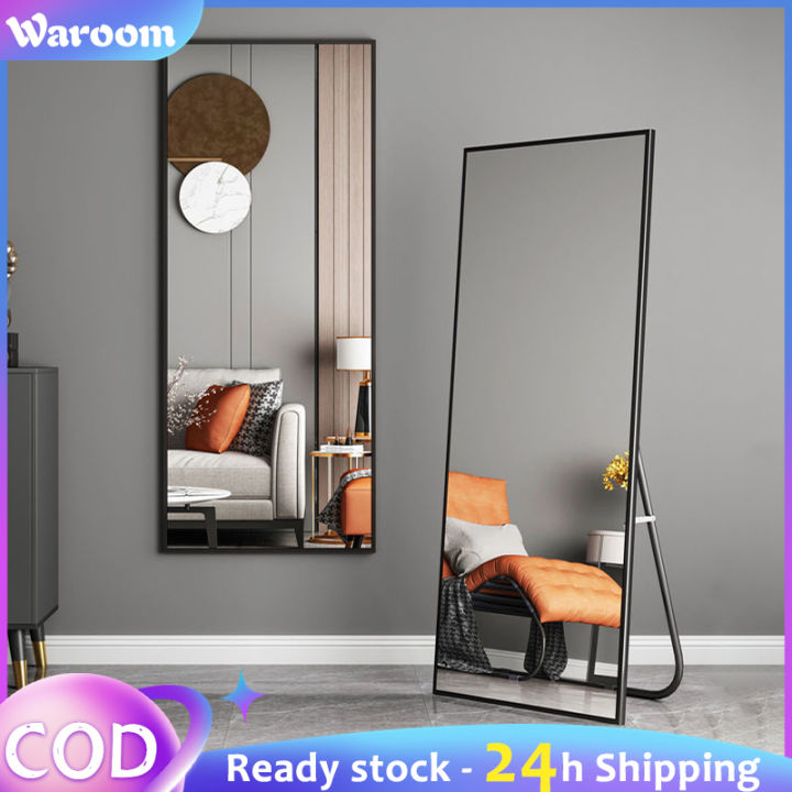 WAROOM Standing Long Mirror Full Body Mirror Hanging Wall Mirror Modern