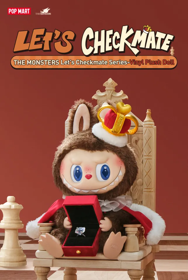 POP MART THE MONSTERS Let's Checkmate Series Vinyl Plush