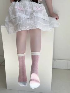 minliu Spring and summer childrens socks thin breathable candy-colored trendy socks anti-pilling mesh sports socks A Boneless socks
