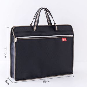 Briefcase Mature Men Business Handbag Double Thickened Large Capacity Waterproof Office File Bag