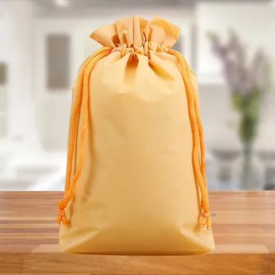 PVC Reusable Colorful Drawstring Bag Waterproof Travel Organizer Pouch Saving Space Lightweight Durable Plastic Gift Bag