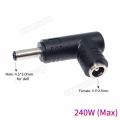 5.5*2.5mm to 4.5*3.0mm Pin DC Power Adapter Converter 240W Laptop Charger Connector for Hp Dell Laptop Power Supply Connector. 