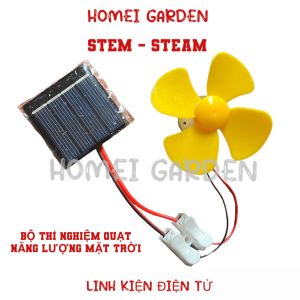 Bộ KIT pin mặt trời quạt mini thí nghiệm mặt trời mini - Đồ chơi steam STEM - HM0314