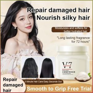 Hair Care Mask Easy to Rinse Soft Repairing Hair Mask Soft and Silky Natural Moisturizing Moisturize Dry