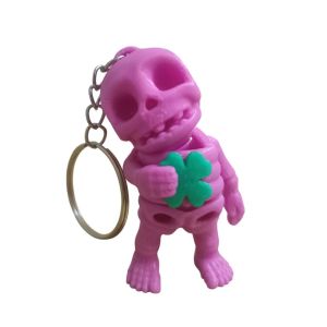 Móc Khóa Lucky Clover Skeleton – Ngộ Nghĩnh & May Mắn