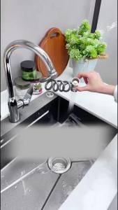 New 3 Modes Kitchen Faucet Pullout Extender 360 Degree Rotation Extension Pressurized Without Splash Faucet Universal2026