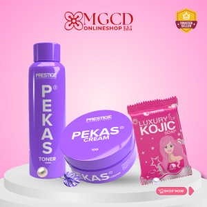 Prestige Pekas Cream and Toner Duo for Melasma and Darkspots Removal with Freebie