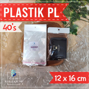 Plastik Display 12x16 Cm Tebal 40 Mic isi 100 lembar - Plastik Perlize - Plastik Opp Gantung-Aksesroris