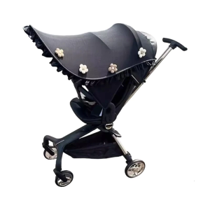 Vải chống nắng ô che nắng xe đẩy em bé dù để che nắng hoa chi tiết trẻ mới biết đi ô giỏ hàng Xe đẩy bảo vệ Bìa