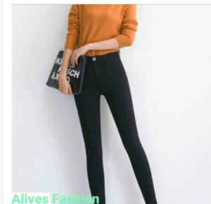 Womens jeans high waist jeans korean stretchable denim pants for women long skinny slim fit ladies seluar jeans perempuan