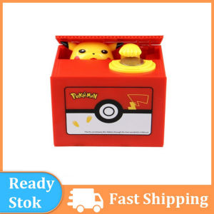 Pokemon kt cat Doraemon ATM Piggy Bank Cash Pikachu Deposit Machine Toy Boy Girl New Year Gift Interesting Game