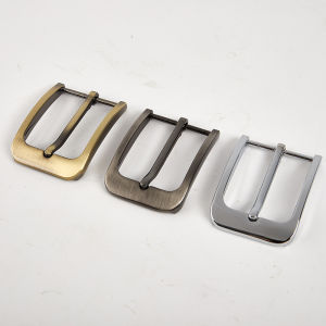 songduanshi 1pc 35mm Zinc Alloy Mens Casual Belt Buckle Bar Buckle Single Pin Half Buckle