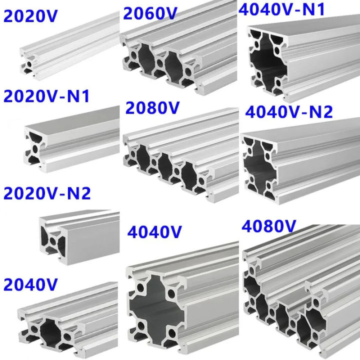 Rail Linéaire 1pc Profilé En Aluminium 2020 2040 2060 2080