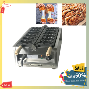 Máy làm bánh cá taiyaki dùng điện 6 con cỡ lớn