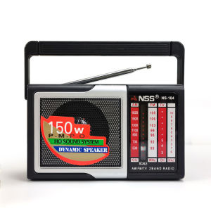 [COD]NSS 5 Band Radio fm am original with High Power Dynamic Speaker Radio fm am sale Radio Powered by AC or DC Radio with Earphone JackLarge Tuning Knob and Hight/Low Tone Mode