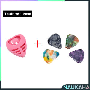 Nau.K 0.5mm 1mm Guitar Pick Colorful Picks For Bass Electric & Acoustic Guitars