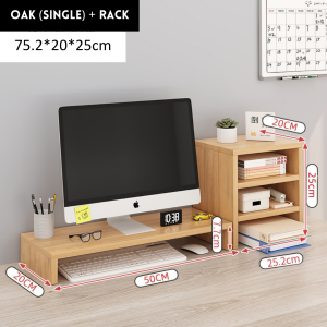 Ready Stock Multifunctional Cheap Simple Modern Desktop Computer Monitor Screen Stand Laptop PC Tablet Ipad Holder Support Base Increased Height Table Desk Storage Organizer Mini Small Rack Shelf Office Hostel School Student Study