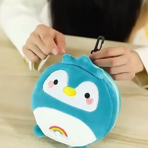 Cute Cartoon 2 In 1 Neck Pillow with Eye Mask Plush Doll Travel Pillow Portable Office Desk Sleeping Pillow Gift