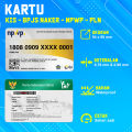 Cetak Kartu / Card KIS/BPJS, BPJS Ketenagakerjaan, NPWP, PLN 2 Sisi Bahan PVC. 