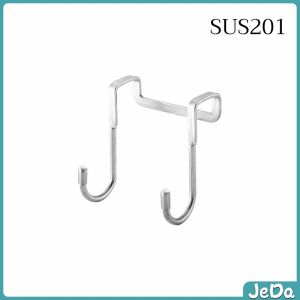 JeDa ตะขอสแตนเลสแบบคู่ S เหมาะแขวนเพิ่มที่ประตูตู้ผ้า