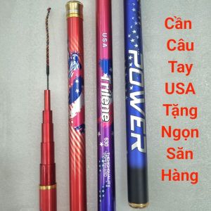 cần câu tay TRILENE USA 10H cần câu cá hàng mỹ chuyên săn hàng tặng ngọn phụ