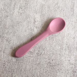 PERALATAN MAKAN BAYI / ANAK - SENDOK DAN GARPU SILIKON ( BABY SILICONE FORK AND SPOON )
