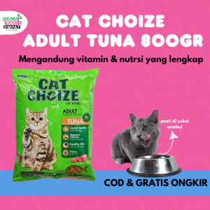 Cat Choize Adult 800 gr Salmon Tuna Makanan Kucing Dewasa Repack