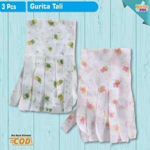 Gurita Tali Ikat Bayi Baru Lahir 12 Pcs Motif Karakter