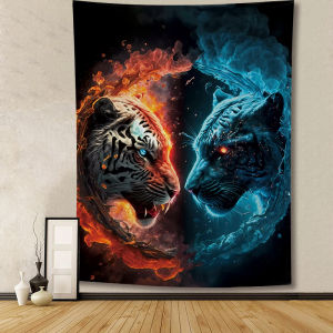 Chinese Style Tai Chi Hanging Cloth Background Cloth Niche High-end Room Wall Cloth Bedroom Headboard Background Wall Decoration Painting Fabric